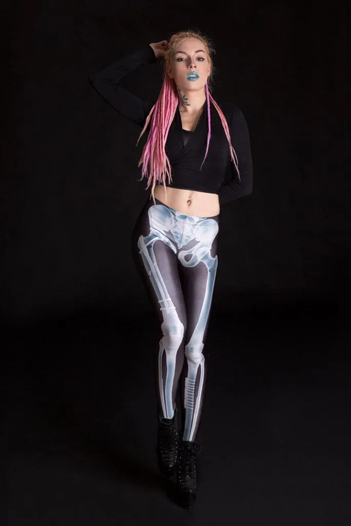 X-Ray Skeleton Leggings