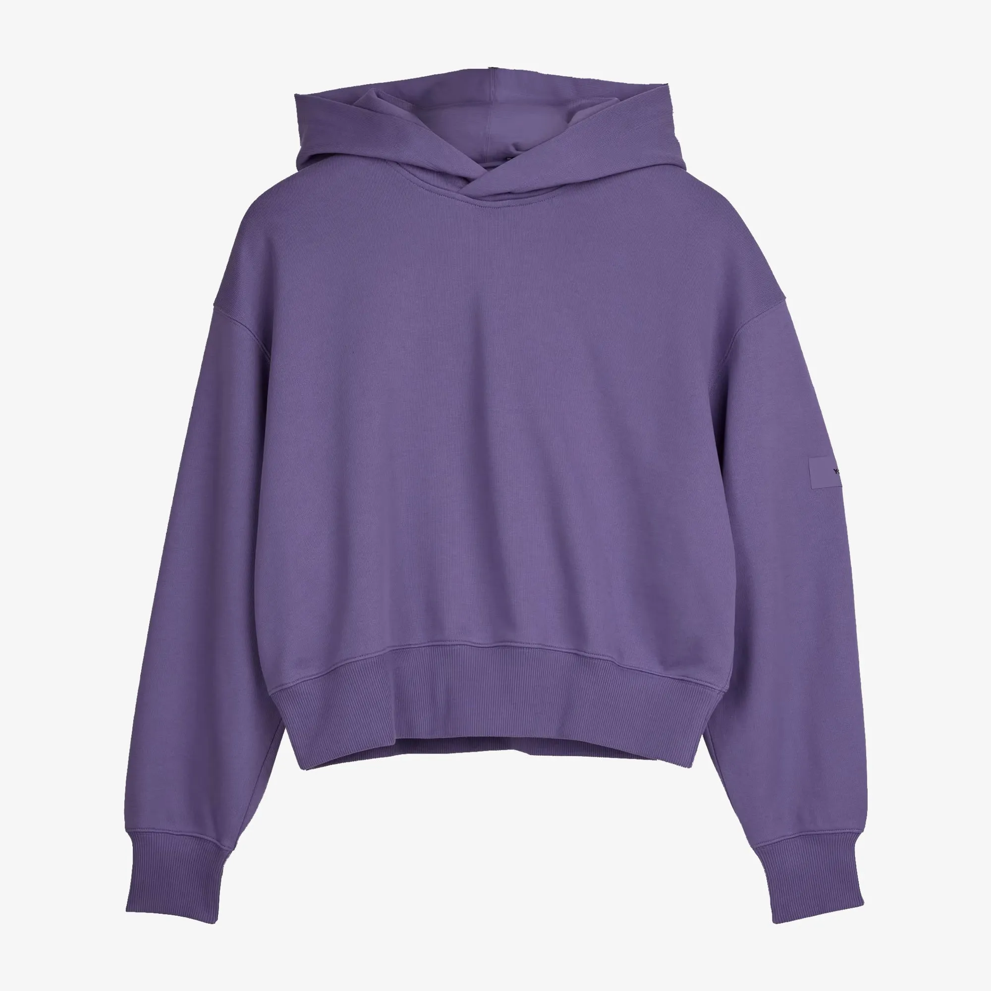 Y-3 | WMN'S ORGANIC COTTON TERRY BOXY HOODIE  { TECH PURPLE