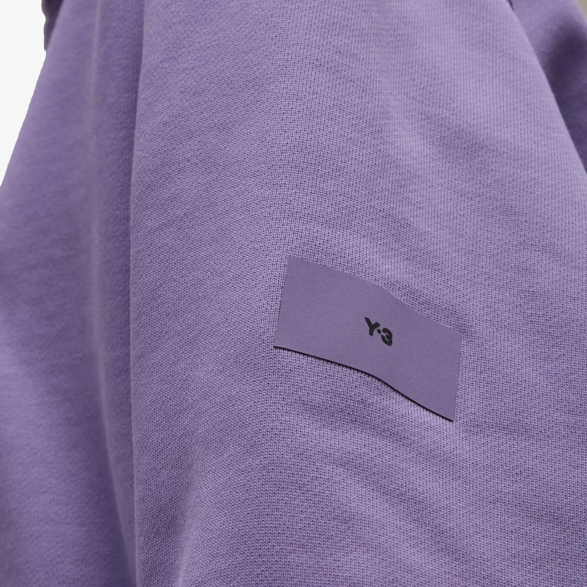 Y-3 | WMN'S ORGANIC COTTON TERRY BOXY HOODIE  { TECH PURPLE